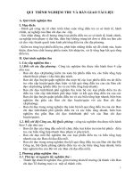 QUI TRÌNH NGHIỆM THU VÀ BÀN GIAO TÀI LIỆU