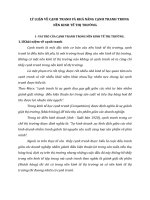 LÝ LUẬN VỀ CẠNH TRANH VÀ KHẢ NĂNG CẠNH TRANH TRONG NỀN KINH TẾ THỊ TRƯỜNG