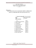 PHÂN TÍCH CUNG CẦU CỦA MẶT HÀNG THÉP VÀ CHÍNH SÁCH THUẾ CỦA CHÍNH PHỦ ĐỐI VỚI LOẠI MẶT HÀNG NÀY