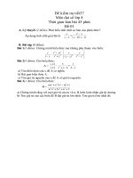 Kiểm tra chương II - Đại 8