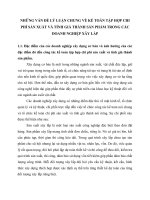 NHỮNG VẤN ĐỀ LÝ LUẬN CHUNG VỀ KẾ TOÁN TẬP HỢP CHI PHÍ SẢN XUẤT VÀ TÍNH GIÁ THÀNH SẢN PHẨM TRONG CÁC DOANH NGHIỆP XÂY LẮP