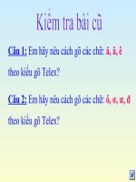 Bai 4. Dấu huyền,  sắc, nặng tuần 8