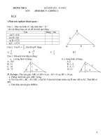 De kiem tra chuong I Hinh chan le