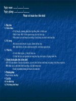 Mau giao an sinh hoat