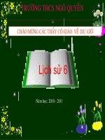 SU 6: BAI 13: Đời sống vật chất và tinh thần