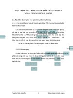 THỰC TRẠNG HOẠT ĐỘNG THANH TOÁN THẺ TẠI NH TMCP NGOẠI THƯƠNG CHƯƠNG DƯƠNG