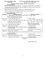 Kế hoạch tổ TN trường THCS Đông Phú tháng 10 năm học 2010-2011