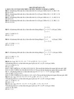 Bài tập mặt cầu