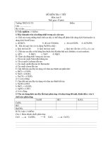 de kiem tra hoa 9 tiet 20