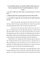 CÁC GIẢI PHÁP NHẰM CẢI CÁCH HỆ THỐNG NHTM VIỆT NAM VỚI CÁC BÀI HỌC ĐÚC KẾT TỪ KINH NGHIỆM CỦA TRUNG QUỐC