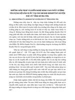 NHỮNG GIẢI PHÁP VÀ KIẾN NGHỊ NÂNG CAO CHẤT LƯỢNG TÍN DỤNG HỘ SẢN XUẤT TẠI CHI NHÁNH NHNOPTNT HUYỆN PHÙ CỪ TỈNH HƯNG YÊN