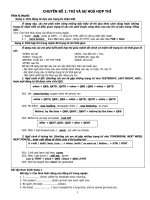 CHUYEN DE ON THI TOT NGHIEP 