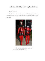 Ảnh minh tinh Hollywood trong đêm Halloween