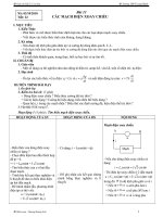 Các mạch điện xoay chiều