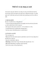 Thiết kế và xây dựng ao nuôi 