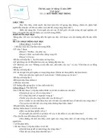 giao an 4 tuan 17 cac mon (S.A) mot cot