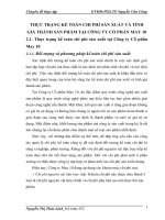 THỰC TRẠNG KẾ TOÁN CHI PHÍ SẢN XUẤT VÀ TÍNH GIÁ THÀNH SẢN PHẨM TẠI CÔNG TY CỔ PHẦN MAY 10