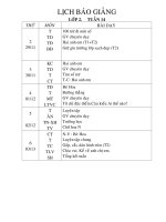 giao an lop 2 tuan 15