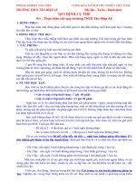 Quy định cụ thể để thực hiện nội qui nhà trường