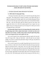 TÍN DỤNG NGÂN HÀNG VÀ CHẤT LƯỢNG TÍN DỤNG NGÂN HÀNG TRONG NỀN KINH TẾ THỊ TRƯỜNG