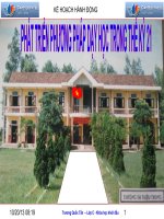 KẾ HOẠCH HÀNH ĐỘNG