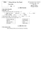 Đề KTHK1 - Tiếng Việt 1(CKTKN)