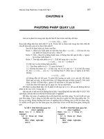 PHƯƠNG PHÁP QUAY LUI