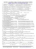 BÀI TẬP TRẮC NGHIỆM VÀ TỰ LUẬN MỚI