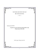 Ứng phó của Cục dự trữ liên bang Mỹ FED đối với cuộc khủng hoảng tài chính 2008