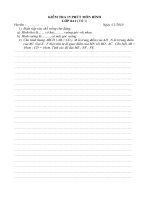 Kiẻm tra 15 phút hình 8