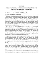 Thực trạng hoạt động thanh toán quốc tế tại chi nhánh NHNO & PTNT Láng Hạ