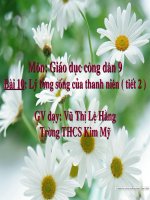 Ly tuong song cua thanh nien