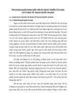 TÍN DỤNG NGÂN HÀNG ĐỐI VỚI SỰ PHÁT TRIỂN CỦA KHU VỰC KINH TẾ  NGOÀI QUỐC DOANH