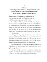 THỰC TRẠNG VỀ Huy động và sử dụng vốn đầu tư của ngân hàng cho chuyển dịch cơ cấu kinh tế trên địa bàn tỉnh Hưng Yên