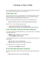 cach su dung as , while anh when