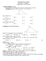 kiểm tra hinh hoc chương i