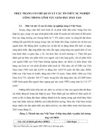 THỰC TRANG CƠ CHẾ QUẢN LÝ CÁC TỔ CHỨC SỰ NGHIỆP CÔNG TRONG LĨNH VỰC GIÁO DỤC ĐÀO TẠO