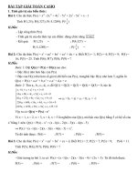 Bài tập toán casio