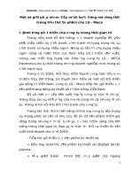 MỘT SỐ GIẢI PHÁP NHẰM ĐẨY MẠNH HOẠT ĐỘNG MỞ RỘNG THỊ TRƯỜNG TIÊU THỤ ẢN PHẨM CỦA LG - MECA