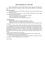 MẸO TRỊ RÔM SẨY CHO TRẺ