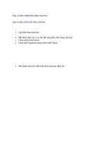 Lập và hiệu chỉnh biểu thức toán học