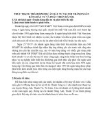 THỰC TRẠNG THẨM ĐỊNH DỰ ÁN ĐẦU TƯ TẠI CHI NHÁNH NGÂN HÀNG ĐẦU TƯ VÀ PHÁT TRIỂN HÀ NỘI