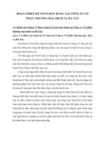 HOÀN THIỆN KẾ TOÁN BÁN HÀNG TẠI CÔNG TY CỔ PHẦN THƯƠNG MẠI  DỊCH VỤ HÀ TÂY