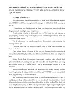 MỘT SỐ BIỆN PHÁP VÀ KIẾN NGHỊ NHẰM NÂNG CAO HIỆU QUẢ KINH DOANH TẠI CÔNG TY CỔ PHẦN TƯ VẤN XÂY DỰNG GIAO THÔNG THỦY LỢI LÂM ĐỒNG