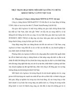 THỰC TRẠNG HOẠT ĐỘNG MÔI GIỚI TẠI CÔNG TY CHỨNG KHOÁN NHNNo VÀ PTNT VIỆT NAM