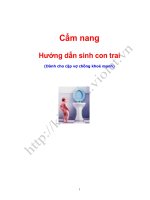 cam nang sinh con trai