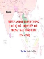 Mien Nam 1954 - 1960