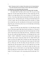 THỰC TRẠNG CHẤT LƯỢNG TÍN DỤNG XUẤT NHẬP KHẨU TẠI CHI NHÁNH NGÂN HÀNG CÔNG THƯƠNG BA ĐÌNH