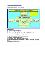 10 Bước học tập hiệu quả