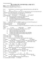 ĐC ôn tập học kỳ 1 địa 6